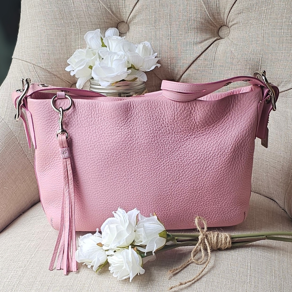 Vintage Coach Madison Shoulder Bag Purse # 2188 (Baby Pink / Light Pink )